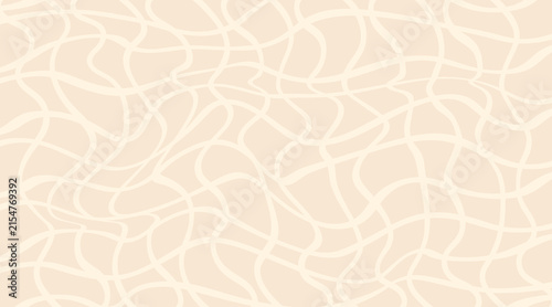 Abstract Hand Drawn Line Texture with Flowing Curves and Seamless Repeat Pattern