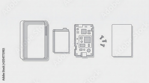 Repairable Electronic Product Exploded View