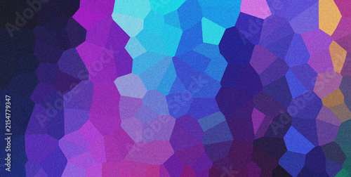 Fotografie A captivating abstract pattern presenting a stunning Voronoi tessellation with v