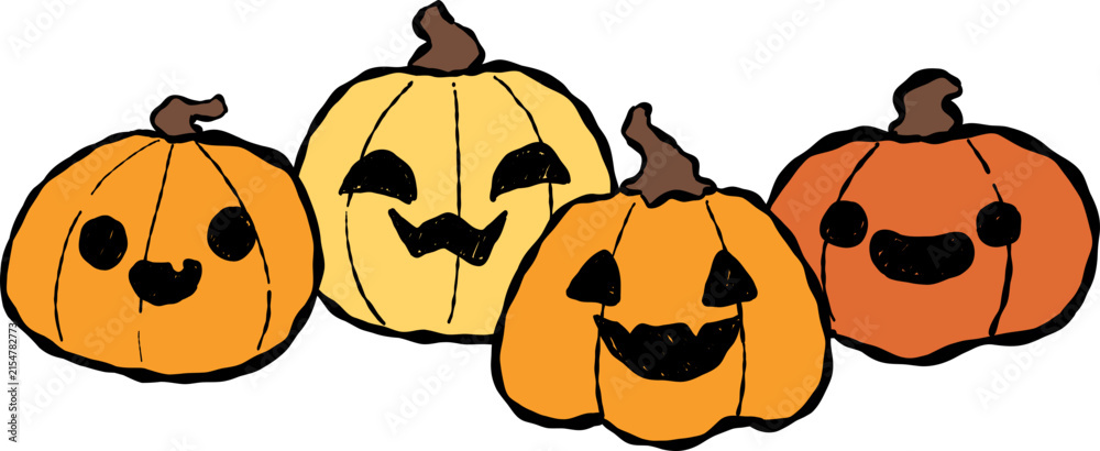 Naklejka premium Halloween Pumpkin