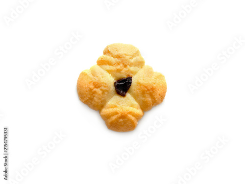 Butter cookies with raisin