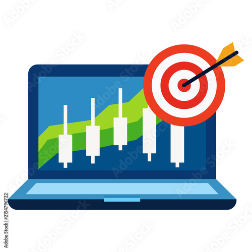 3D Business Target with Arrow Hitting Bullseye for Success Goal Achievement Accuracy Marketing Strategy and Performance Concept