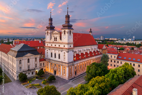 Картината върху платно Aerial view of the cathedral of St