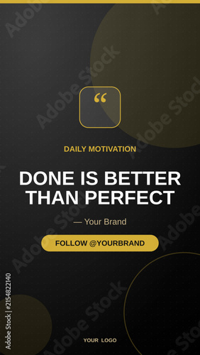 Motivational Quote Banner - Instagram Story Template