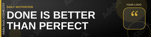 Motivational Quote Banner - LinkedIn Cover Template