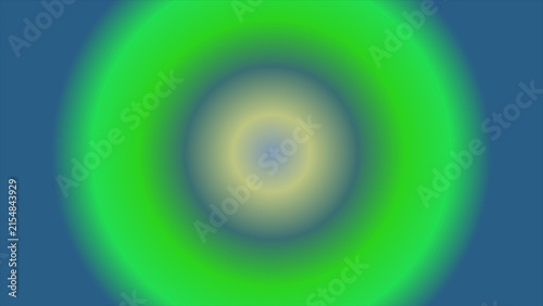 Abstract green and blue circular gradient background