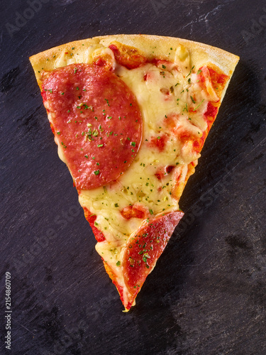 Pizza Slice, Käse, Kochschincken, Schinckenwürfel, Oregano, Italien, pizza, cheese, isoliert, tomate, mozzarella, stück