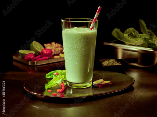 Smoothie, trinken, juice, glas, smoothie, green, gesund, frisch, getränk, süss, isoliert, dessert, flüssig