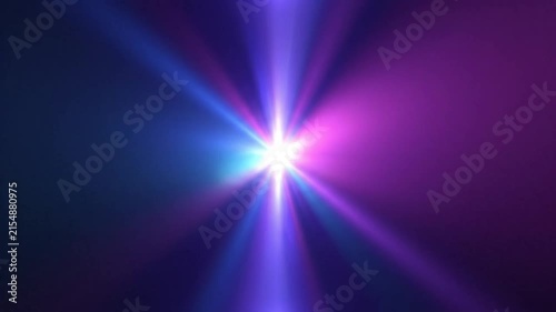 Abstract starburst light beams emanating from center with pink and blue color gradients, perfect for backgrounds.