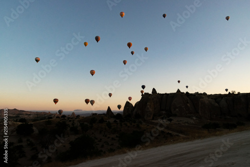 Hot air balloons over Cappadocia