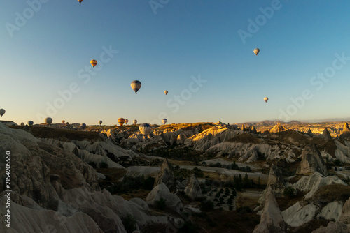 Hot air balloons over Cappadocia