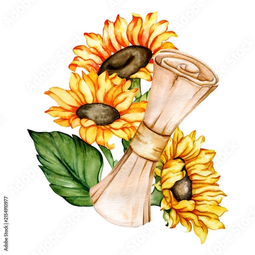 A delicate floral arrangement, a bright bouquet