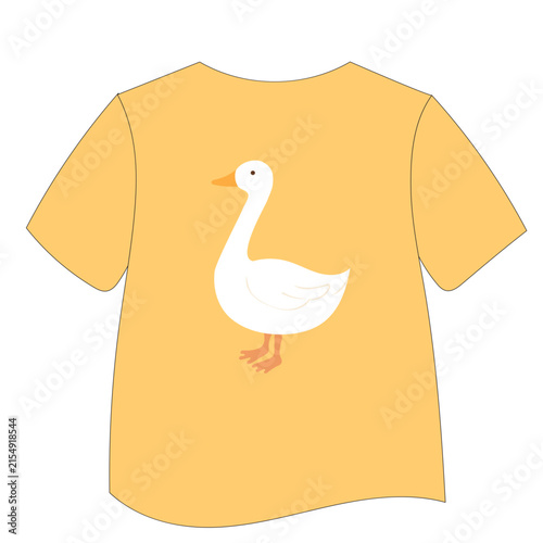 Cute Cartoon Pajama Shirt. Funny Kid Clothing Garment Isolated on Transparent. Domestic Cozy Cotton Childish Textile Apparel Icon. Simple fabric Shirt with Sleeve Graphic Design Han Drawn Element