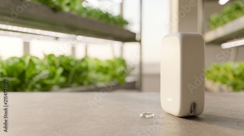 Smart device for monitoring plants in a modern indoor farm  