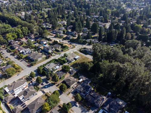 aerial view of the city