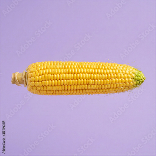 Realistic appetizing vegetable photographed on a pastel colored background, isolated fresh food image with clean styling, soft light, and natural texture