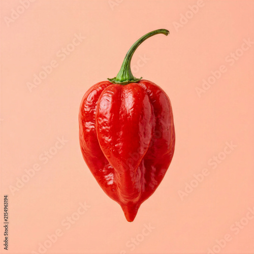 Realistic appetizing vegetable photographed on a pastel colored background, isolated fresh food image with clean styling, soft light, and natural texture