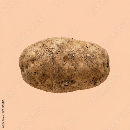 Realistic appetizing vegetable photographed on a pastel colored background, isolated fresh food image with clean styling, soft light, and natural texture