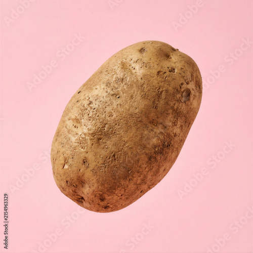 Realistic appetizing vegetable photographed on a pastel colored background, isolated fresh food image with clean styling, soft light, and natural texture