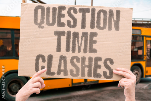 Fotografie "Question Time Clashes" Question time clashes between the prime minister and opposition leader
