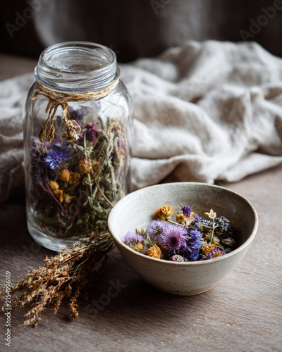 Botanical Herbal Wellness Still Life