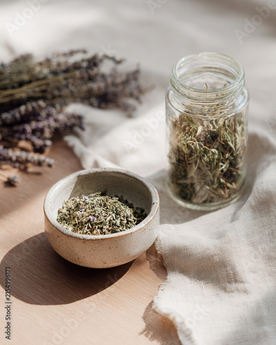 Botanical Herbal Wellness Still Life