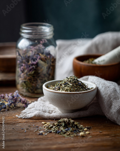 Botanical Herbal Wellness Still Life