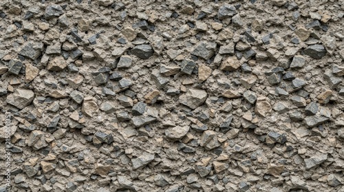 Seamless gray gravel and concrete texture background