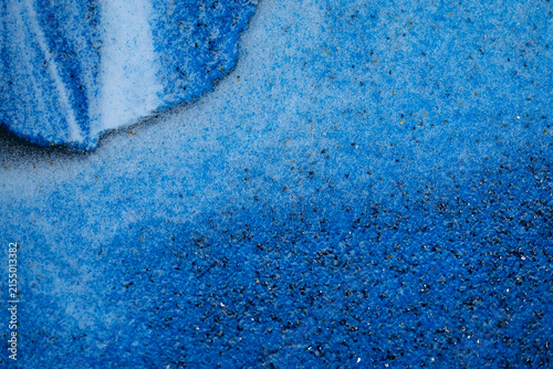 Obraz na płótnie Falling sand desk toy, Macro