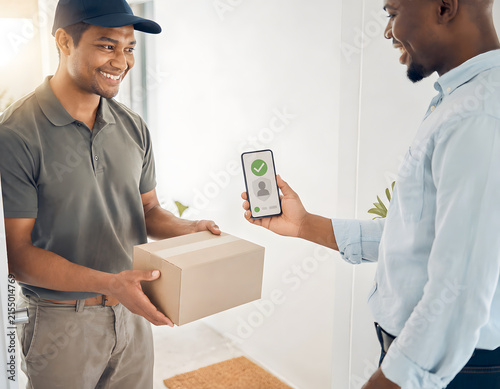 Paketübergabe