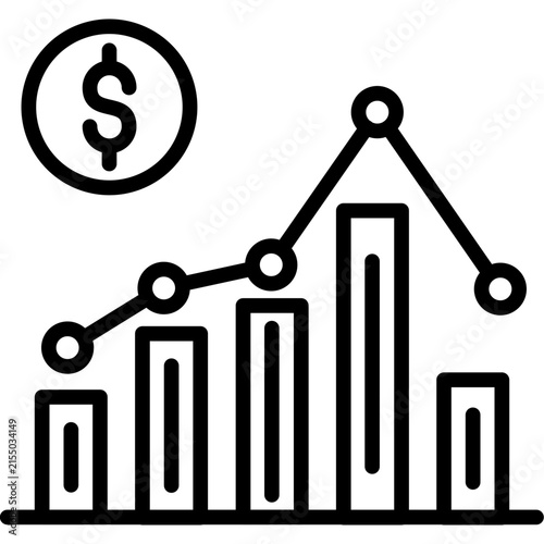 Graphic Design and Creative Digital Graphics Line Icon