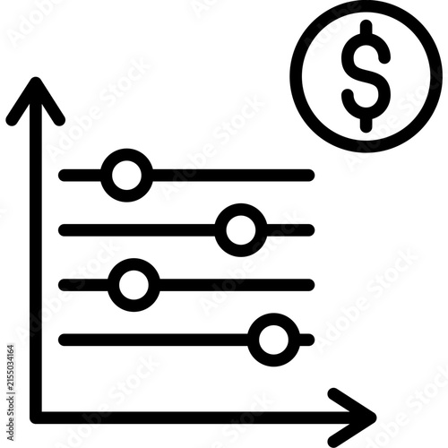 Graphic Design and Creative Digital Graphics Line Icon