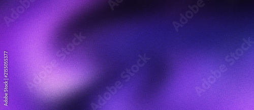 Purple abstract background with grainy texture and soft light leaks. Dark violet gradient backdrop with cinematic film grain. Ethereal neon purple waves for modern digital wallpaper and design.