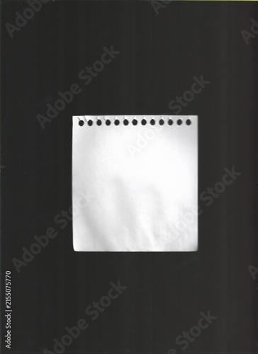 Blank Small Spiral Notebook on Dark Background