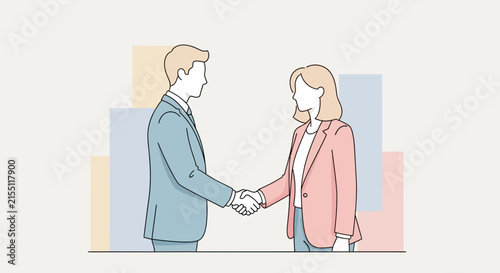 Two women in business attire holding shopping bags outdoors.
