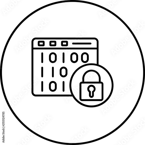 Data encryption Icon