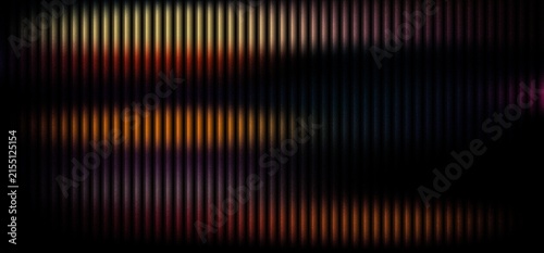 Abstract vertical light bars with warm and cool gradient tones for modern design