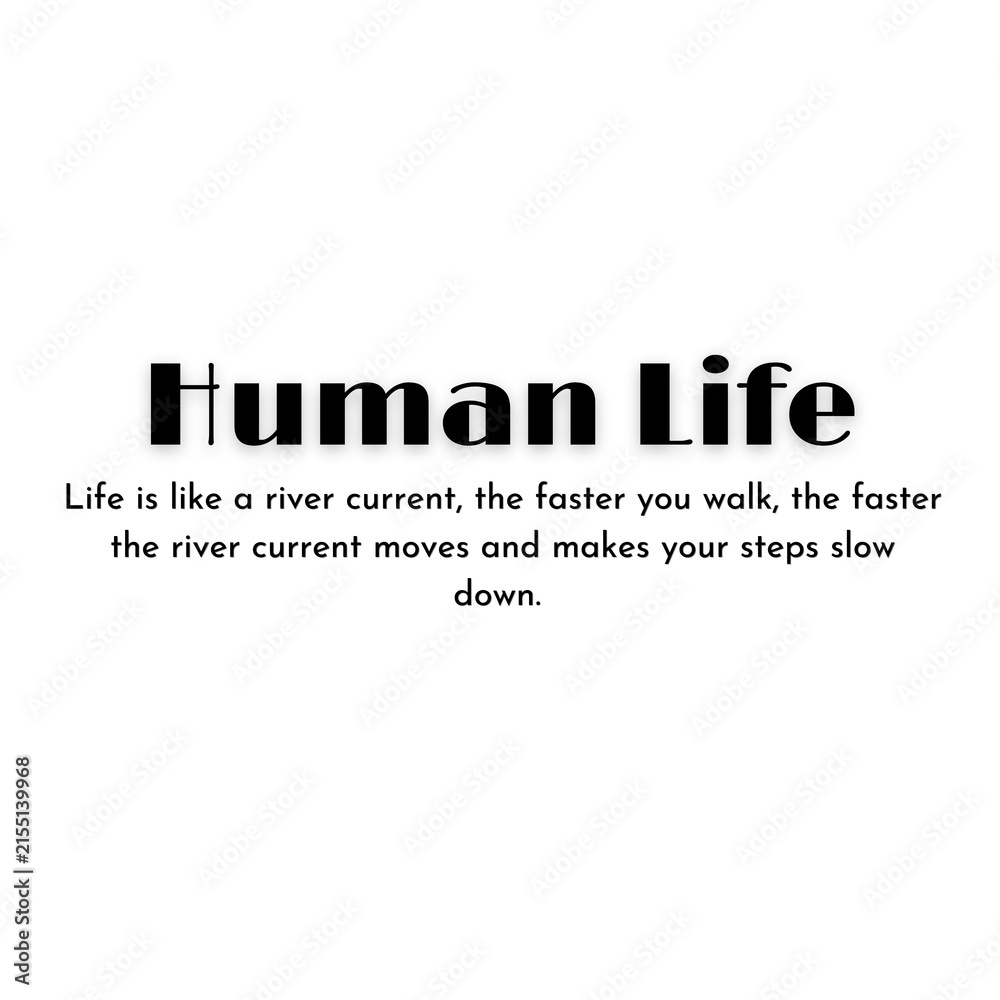 Obraz premium Human Life