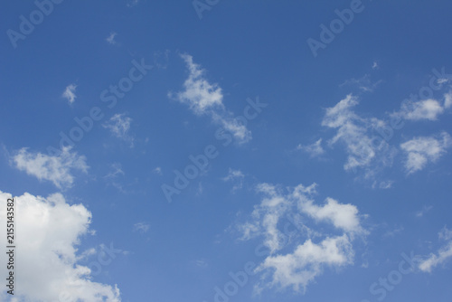Photography It is a blue sky with clouds.