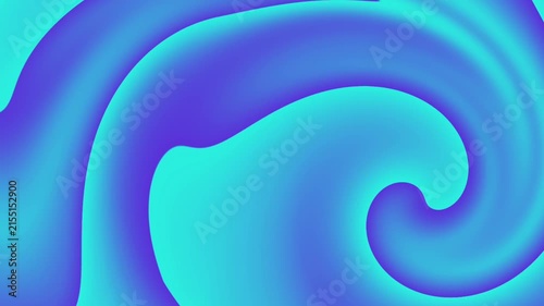 Abstract blue cyan digital fluid swirl art graphic design color gradient wallpaper.