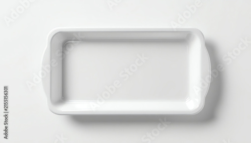 Blank plastic tray for food