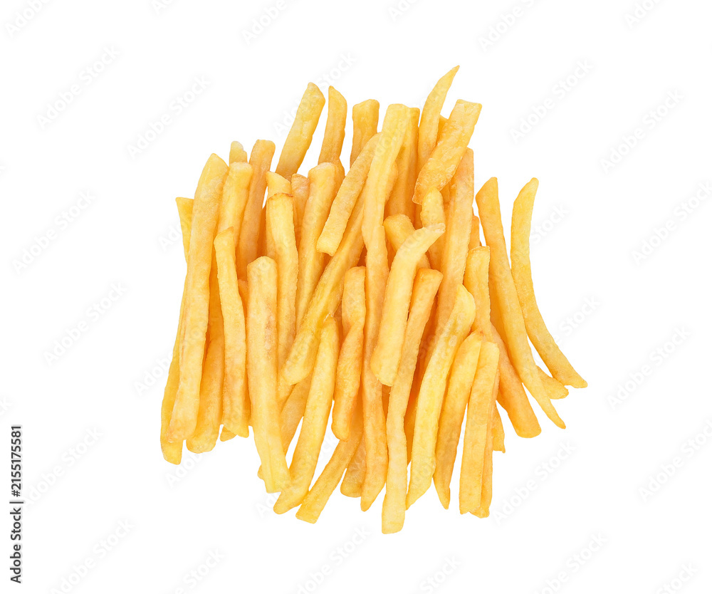 Fototapeta premium French fries isolated on transparent background. PNG