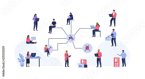 group of business people