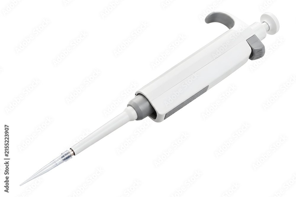 Fototapeta premium Adjustable Process Pipette for Laboratory Sampling Liquid Handling Analytical Testing and Quality Control Applications Work