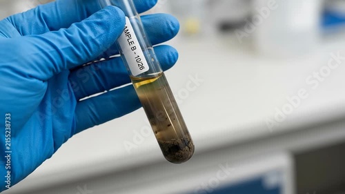 Glove Tube Sample Laboratory Healthcare Innovation Spending Research Testing Medical Analysis Clinical Lab Liquid Specimen Science Hand Holding Tube