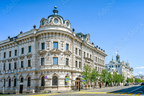 Alexandrovsky Passage building on Kremlin Street in Kazan, Tatarstan Republic of Russia