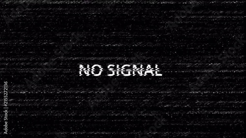 no signal old vintage text Noise tv screen pixels interfering Static Noise Lines Texture television . tv screen TV.4k video motion