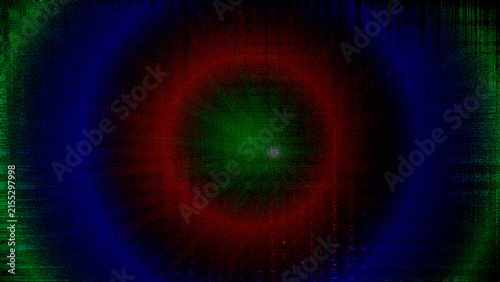 Colorful digital noise texture with red green and blue pixels