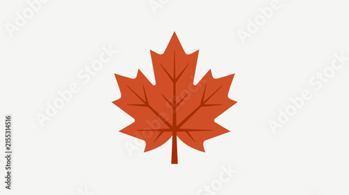 Orange maple leaf illustration