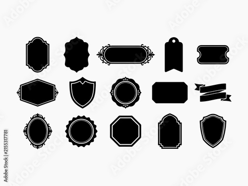 Obraz na plátne Set of 12 black car wheel rims isolated on white background for auto customizati